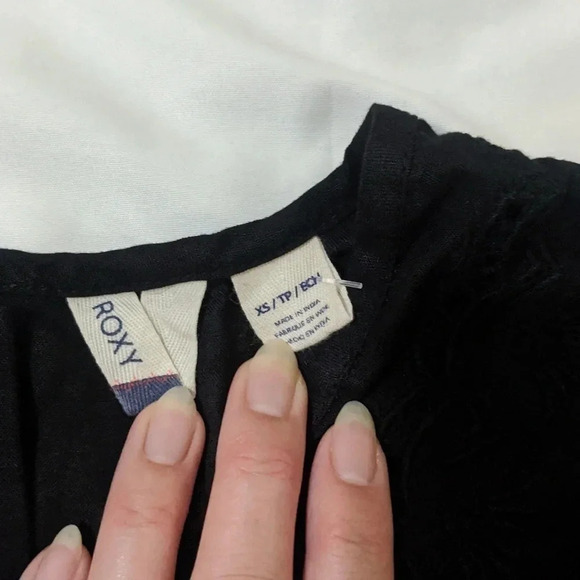 NWT Roxy Twilight Adventure Long Sleeve Romper, Color Anthracite Size XS - Picture 14 of 16